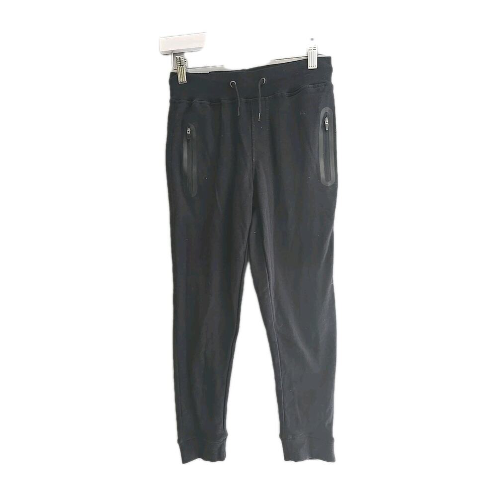 NWT‎ Univibe Black Drawstring Zipped Pockets Jogger Sweatpants Boys Size Medium